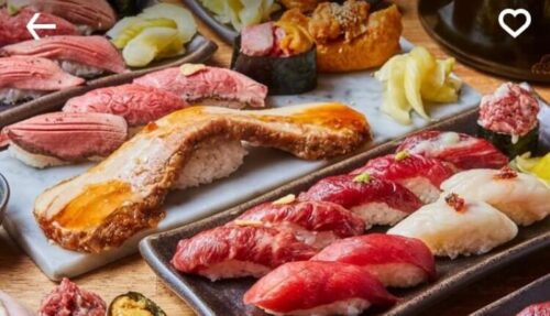静岡UberEatsおすすめレストラン(肉寿司)