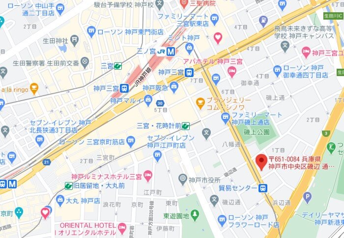 DiDiFood神戸パートナーハブ(map)