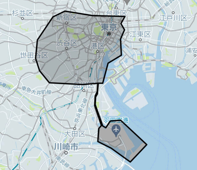 Uber Taxi東京エリア